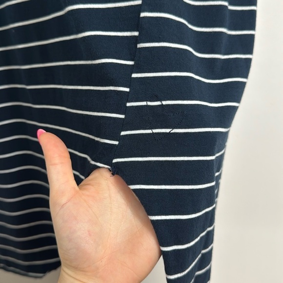 Frank & Eileen Easy Side Slit Tank Dress Blue and White Striped Size XS - Picture 6 of 12